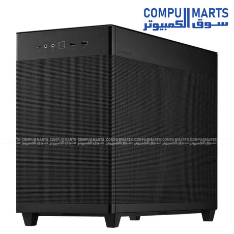 ASUS Prime AP201 Tempered Glass โ Small Tower MicroATX PC Case โ High Airflow โ USB-C โ 360mm Radiator Support