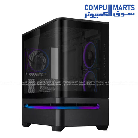 ASUS Prime AP202 ARGB mATX Case with curved glass and optimized airflow