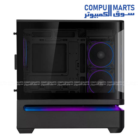 ASUS Prime AP202 ARGB mATX Case with curved glass and optimized airflow