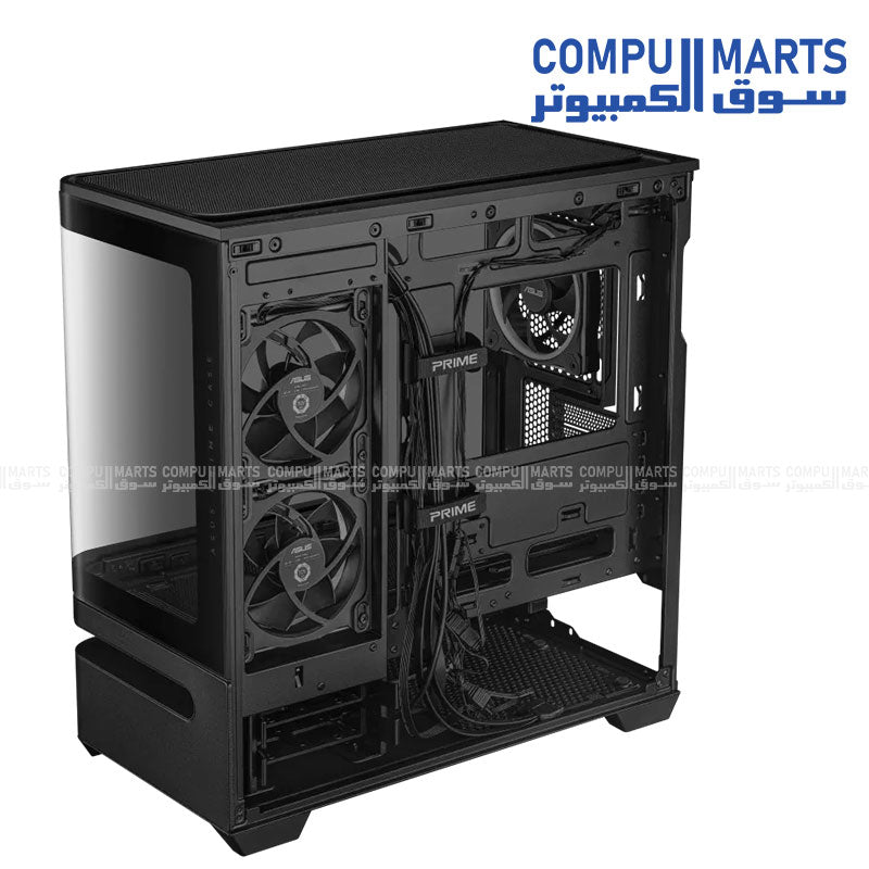 ASUS Prime AP202 ARGB mATX Case with curved glass and optimized airflow
