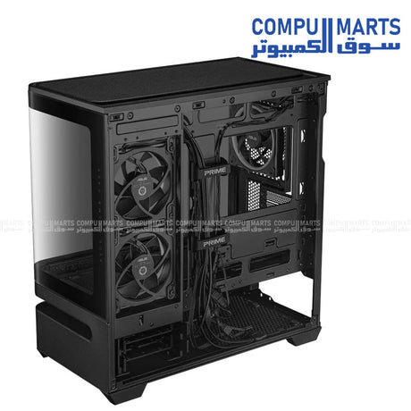 ASUS Prime AP202 ARGB mATX Case with curved glass and optimized airflow