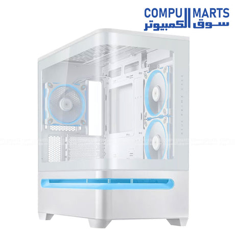 ASUS Prime AP202 ARGB mATX Case with curved glass and optimized airflow