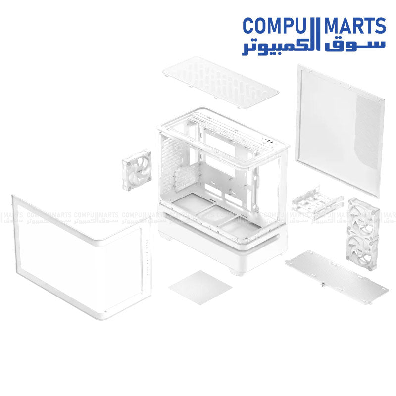 ASUS Prime AP202 ARGB mATX Case with curved glass and optimized airflow
