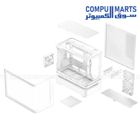 ASUS Prime AP202 ARGB mATX Case with curved glass and optimized airflow