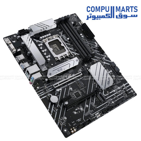 ASUS PRIME B660-PLUS D4 ATX Motherboard with LGA 1700, PCIe 4.0, Triple M.2, 2.5Gb LAN, and Aura Sync RGB – Egypt