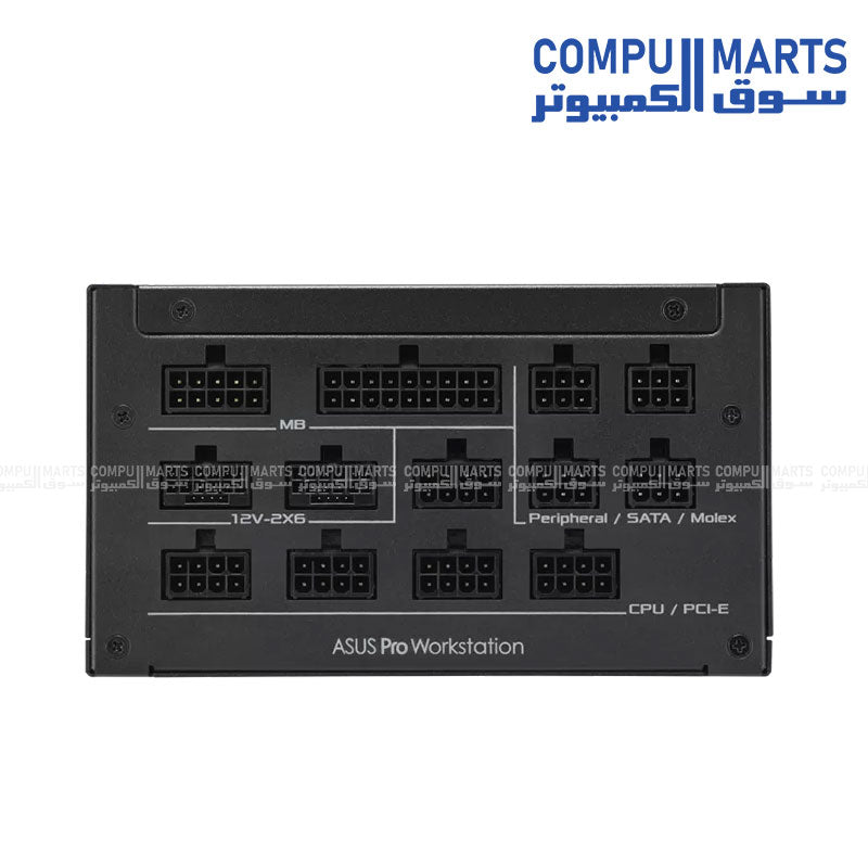 ASUS Pro WS 1600W Platinum PSU ATX 3.1 80 Plus Platinum Workstation Power Supply Egypt