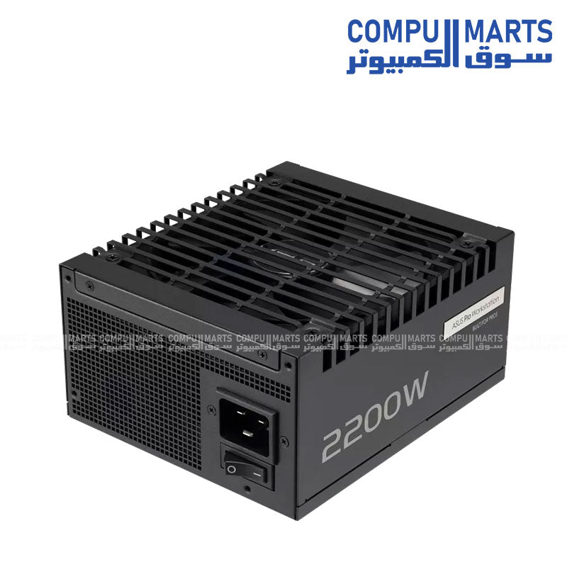 ASUS Pro WS 2200W Platinum PSU ATX 3.1 80 Plus Platinum Workstation Power Supply Egypt