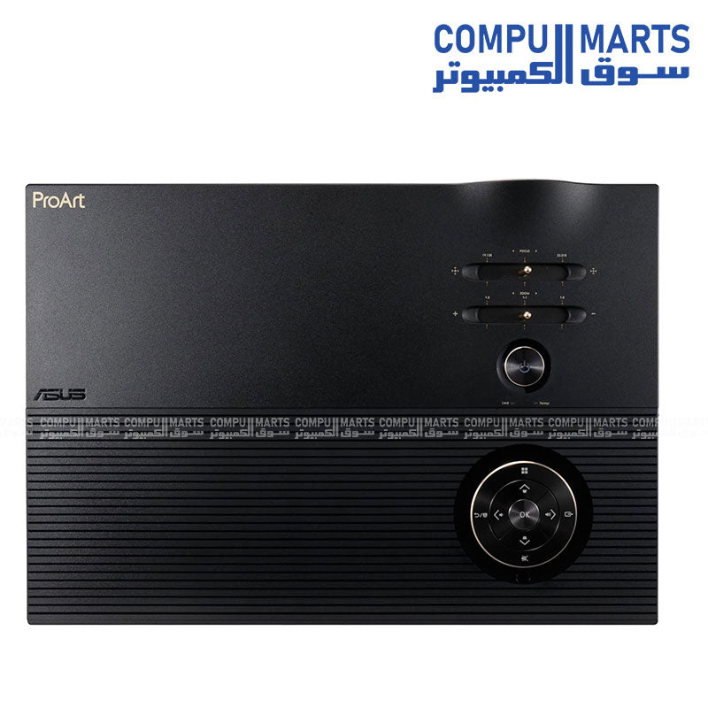 Professional ASUS projector with 3000 lumens brightness and 1.2x zoom ratio designed for high quality projection and wireless mirroring in Egypt