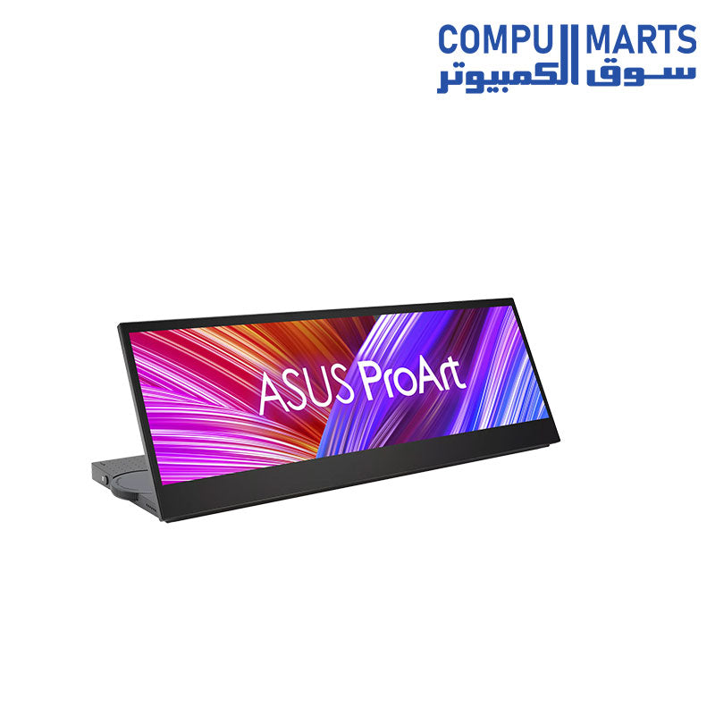 ProArt Display PA147CDV IPS monitor with 32:9 aspect ratio, 10 point Projective Capacitive touch support, and Calman Verified certification for monitor buyers in Egypt