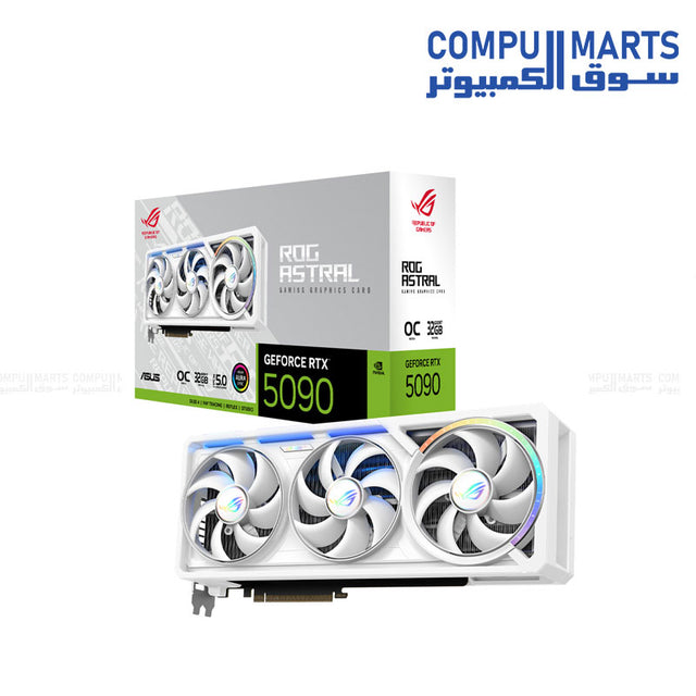 ASUS ROG Astral RTX 5090 White OC 32GB GDDR7 graphics card Egypt