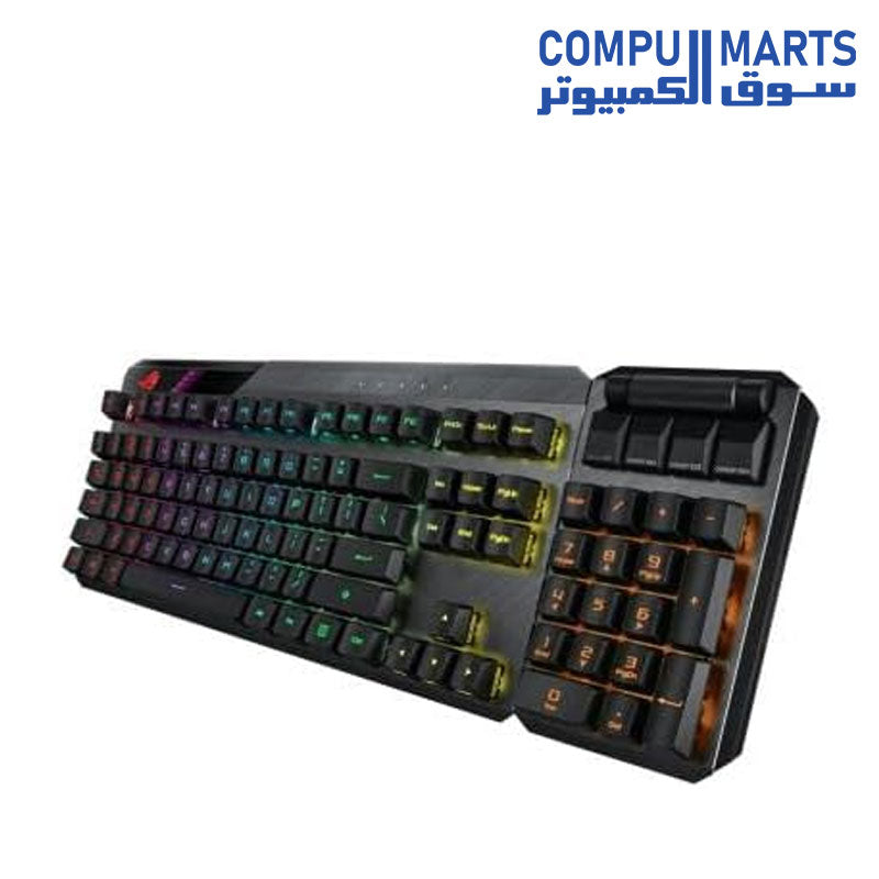 لوحة مفاتيح الألعاب ASUS ROG Claymore II اللاسلكية 100% / 80% TKL RGB المعيارية
