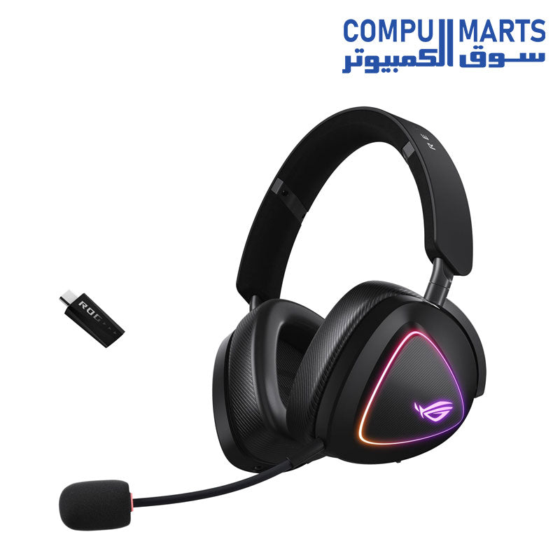 سماعة الألعاب اللاسلكية ASUS ROG Delta II