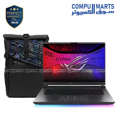 ASUS ROG Strix G16 G615LW-RV132W – Intel Core Ultra 9 275HX – RTX 5080 16GB – 32GB DDR5 – 1TB SSD – 16 inch 165Hz WUXGA Gaming Laptop – Windows 11 – Egypt
