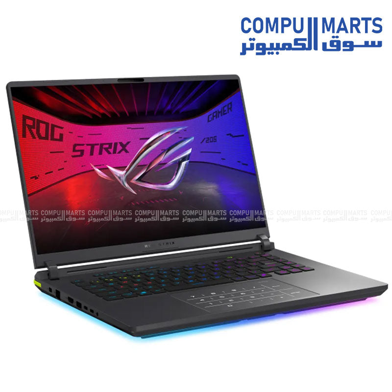 ASUS ROG Strix G16 G615LW-RV132W – Intel Core Ultra 9 275HX – RTX 5080 16GB – 32GB DDR5 – 1TB SSD – 16 inch 165Hz WUXGA Gaming Laptop – Windows 11 – Egypt