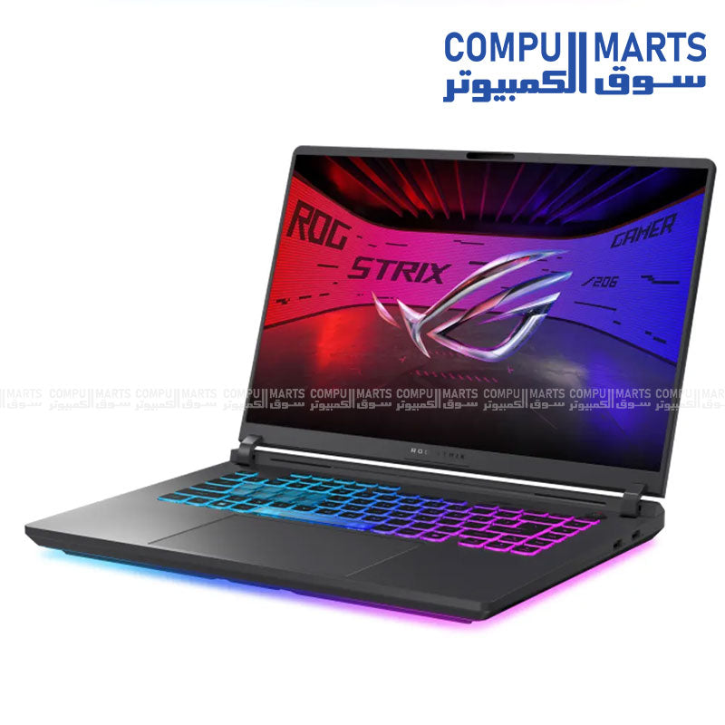 ASUS ROG Strix G16 G615LW-RV132W – Intel Core Ultra 9 275HX – RTX 5080 16GB – 32GB DDR5 – 1TB SSD – 16 inch 165Hz WUXGA Gaming Laptop – Windows 11 – Egypt