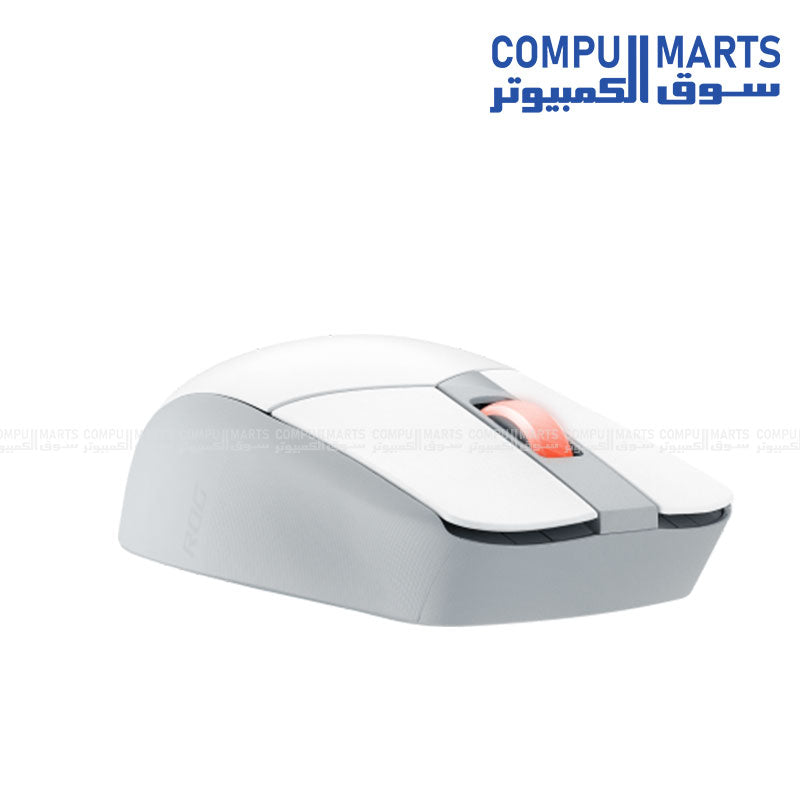 ASUS ROG Strix P520 Impact III Wireless Gaming Mouse, 57 G Lightweight, 36K DPI Sensor, Bluetooth & 2,4GHz RF, ROG SpeedNova, Up to 618hrs Battery Life, Replaceable Switches, ROG Omni Receiver