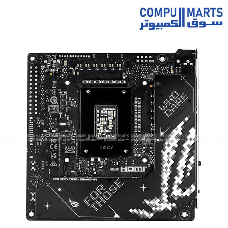 ASUS- ROG- Strix Z890-I Gaming -WiFi -Mini-ITX -Motherboard – LGA1851, DDR5 OC, PCIe 5.0, Wi-Fi 7, Thunderbolt 4 – Egypt