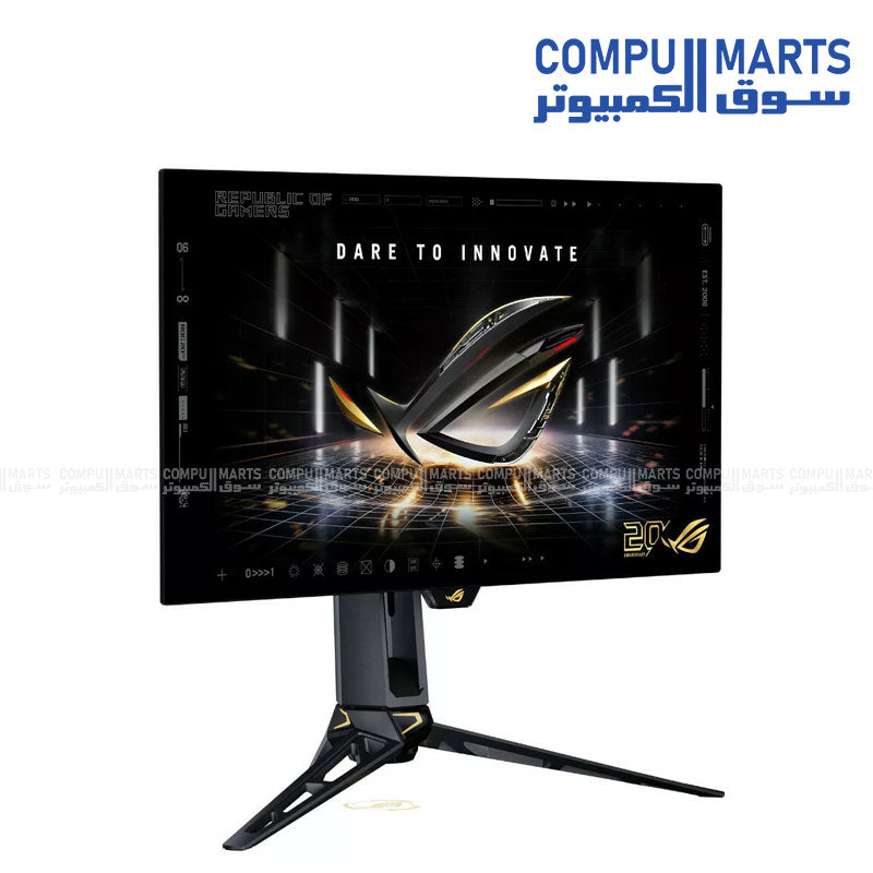 ROG Swift OLED PG27AQWP-G EDITION 20 540Hz gaming monitor with 26.5 inch WOLED panel, 2560x1440 resolution, HDR10 support, and 0.02ms GTG response time