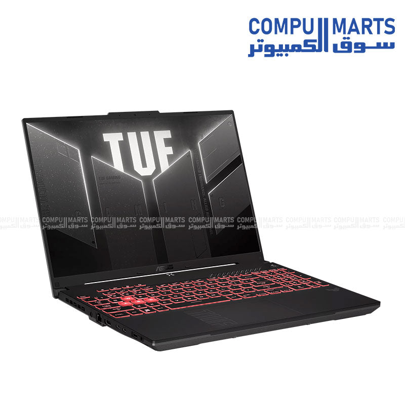 ASUS TUF A16 FA607NUG Gaming Laptop with Ryzen 7 7445HS- RTX 4050 6GB- 16GB RAM- 512GB SSD- and 16-inch 144Hz WUXGA Display - Mecha Gray