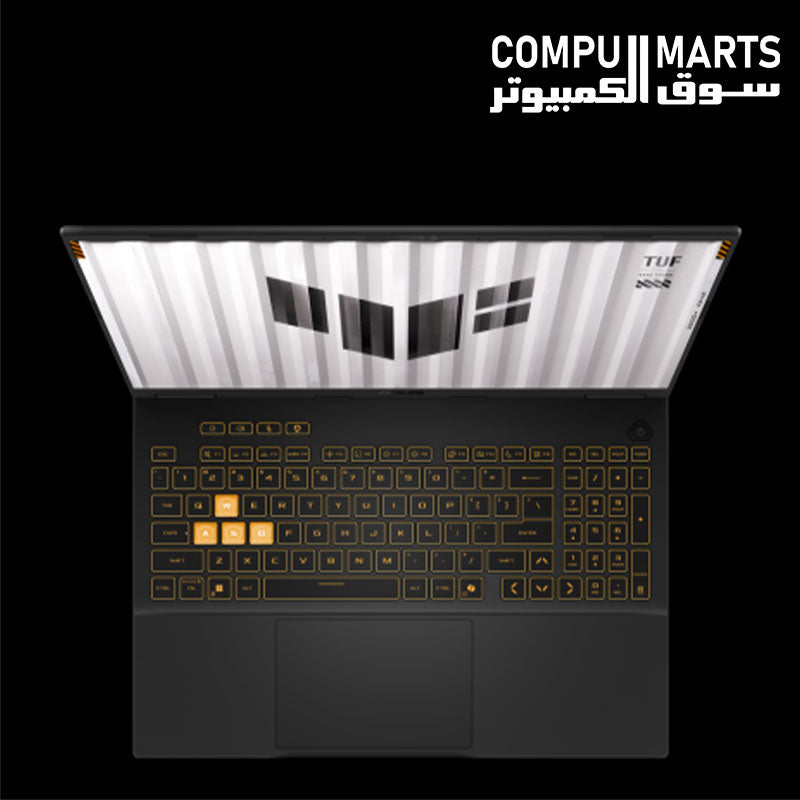 ASUS TUF Gaming F16 laptop with NVIDIA RTX 5050 8GB GDDR7 graphics