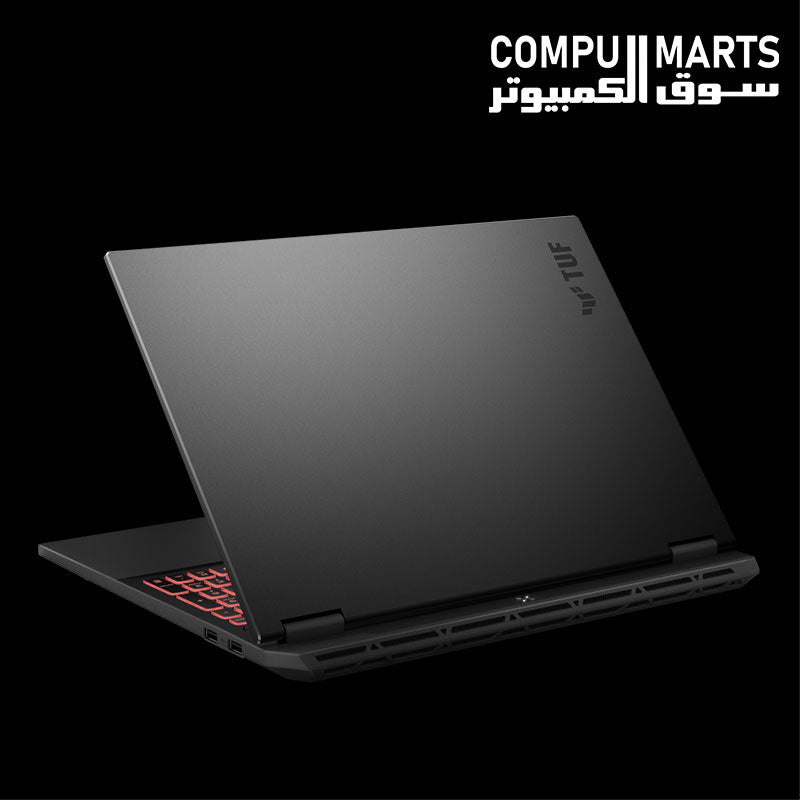 ASUS TUF Gaming A16 with 16GB DDR5-5600 memory and 512GB PCIe 4.0 NVMe SSD