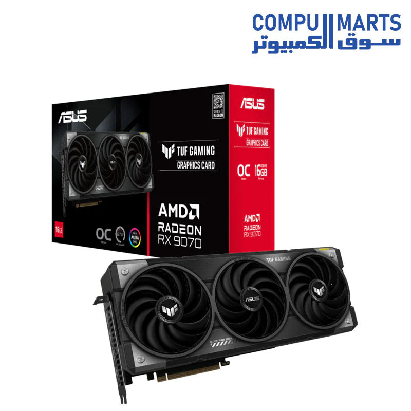 ASUS TUF Radeon RX 9070  OC 16GB Gaming Graphics Card