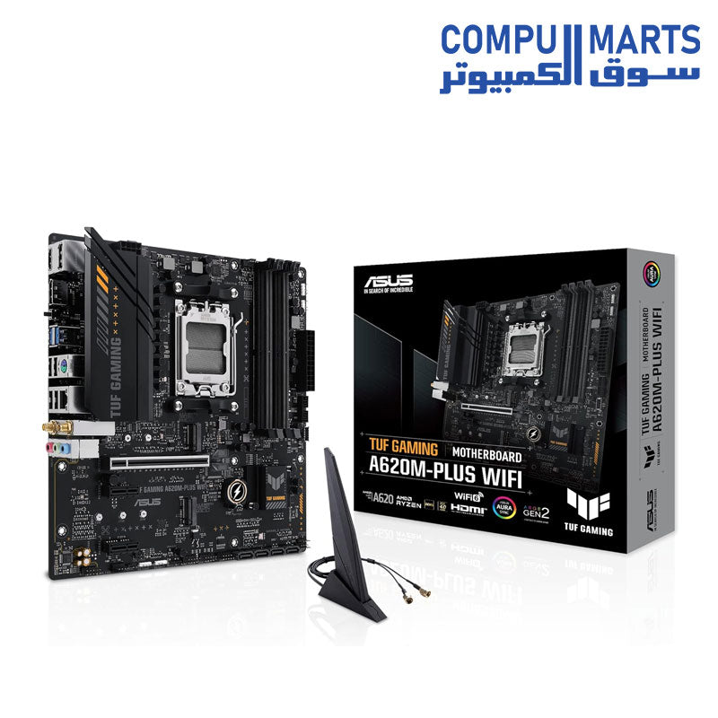 A620M-PLUS-WiFi-Motherboard-ASUS-TUF-GAMING-AMD-AM5-microATX