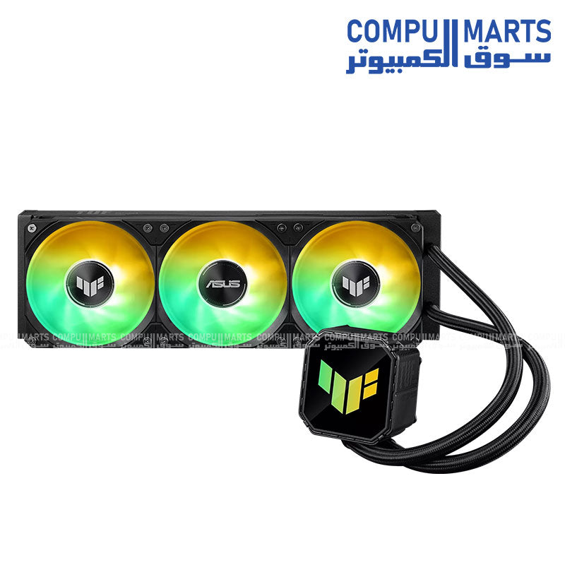 ASUS TUF Gaming LC III 360 ARGB Liquid CPU Cooler with Triple 120mm Fans