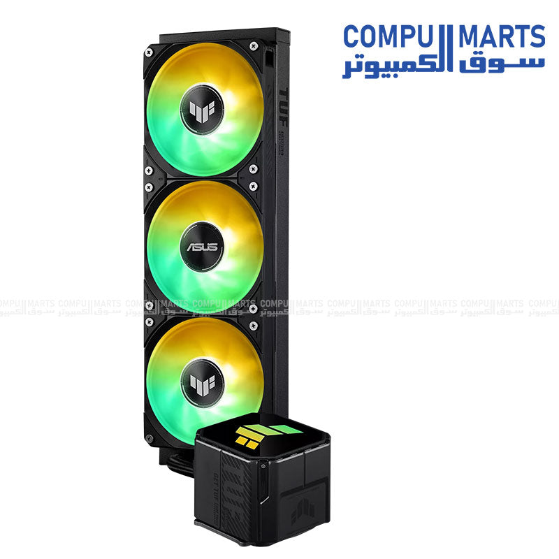 ASUS TUF Gaming LC III 360 ARGB Liquid CPU Cooler with Triple 120mm Fans