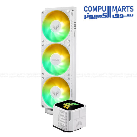 ASUS TUF Gaming LC III 360 ARGB Liquid CPU Cooler with Triple 120mm Fans