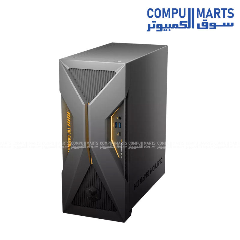 ASUS TUF Gaming T500MV-C5R16G5060W desktop featuring Intel Core 5 processor, RTX 5060 DUAL graphics and Windows 11 Home
