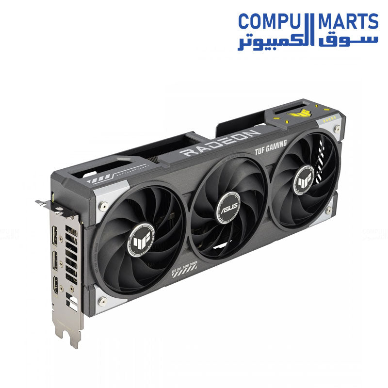 ASUS TUF Radeon RX 9060 XT O16G Gaming Graphics Card – 16GB GDDR6, PCIe 5.0, Triple-Fan Cooling, Egypt