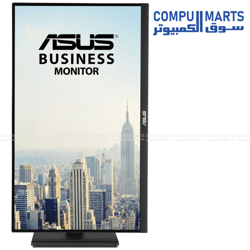 ASUS VA27UCPS 27 Inch 4K UHD IPS Business Monitor 3840×2160 HDR10 USB-C PD 65W Adaptive-Sync Ergonomic Display with Stereo Speakers and USB Hub