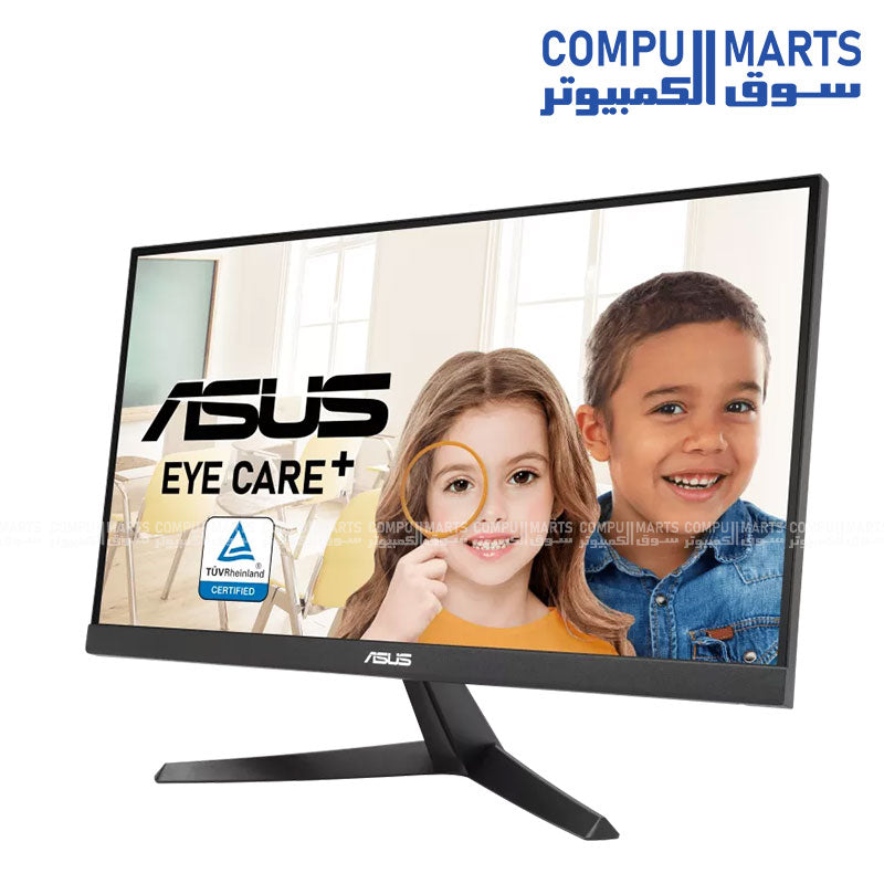 ASUS VY229Q 21.45-Inch FHD 1920x1080 IPS Eye Care Monitor with 75Hz Refresh Rate, 1ms MPRT, FreeSync Premium, DisplayPort, HDMI and Antibacterial Treatment