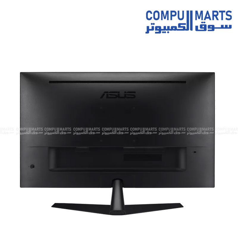 ASUS Eye Care gaming monitor featuring 1920x1080 resolution IPS panel, 178 degree viewing angle, and anti-glare display surface for consistent color and clarity across viewing positions