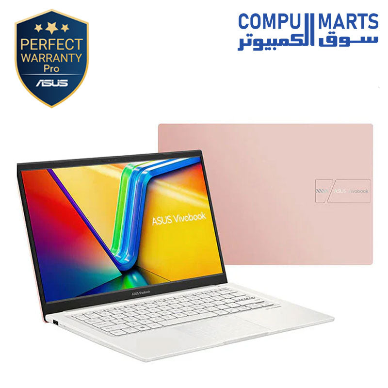 ASUS Vivobook 14 X1404VA-EB005W , Intel Core i5 1335U , 14"FHD , 8GB RAM , 512GB SSD , Intel UHD Graphics , Windows 11 Berry Pink