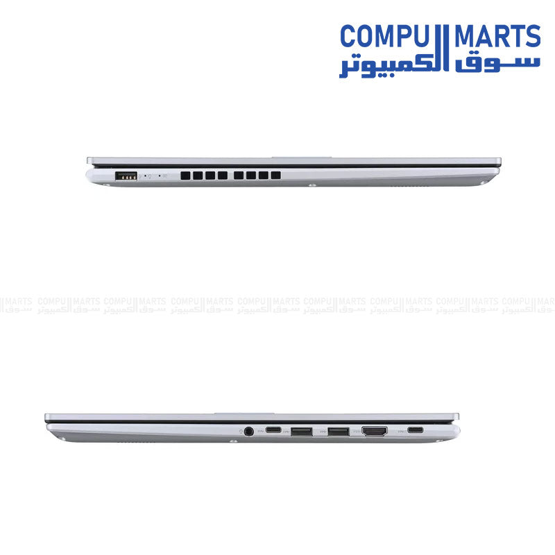 Vivobook 15 laptop with Integrated AMD Radeon Graphics, 8GB DDR5 on board and 512GB NVMe Gen4 storage in Egypt