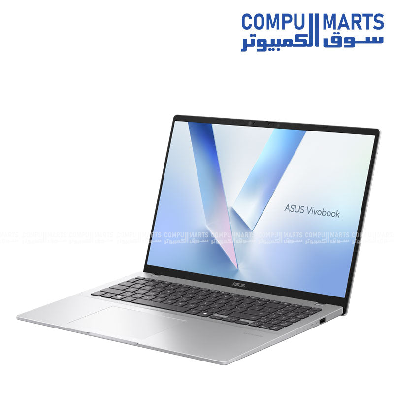 ASUS X1607QA-MB054W – 16-inch Cool Silver Laptop – Snapdragon X X1 – 16GB LPDDR5X – 1TB SSD – WUXGA – Windows 11 – Wi-Fi 6E