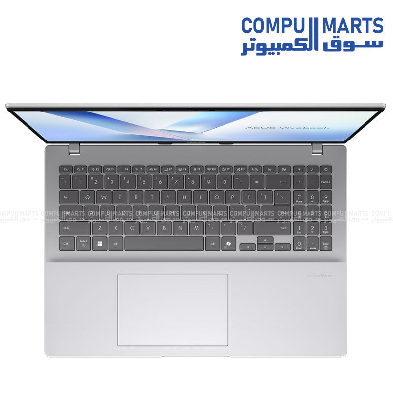 ASUS X1607QA-MB054W – 16-inch Cool Silver Laptop – Snapdragon X X1 – 16GB LPDDR5X – 1TB SSD – WUXGA – Windows 11 – Wi-Fi 6E