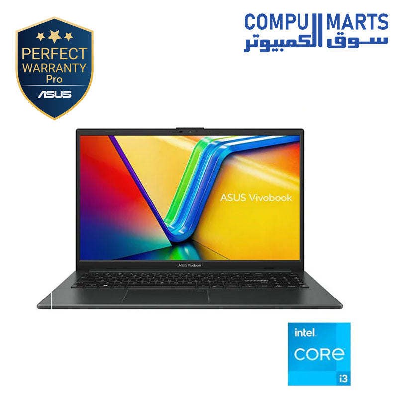 ASUS Vivobook Go 15 E1504GA-NJ606W Laptop - Intel Core i3-N305 - 4GB - 256GB SSD - Intel UHD Graphics - 15.6'' FHD - Win11-