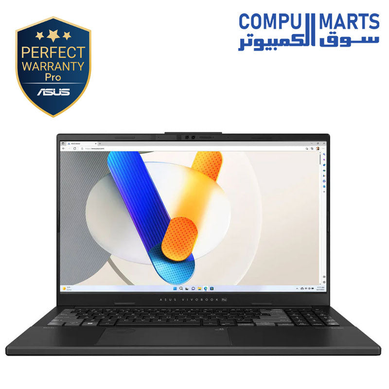 ASUS Vivobook Pro 15 OLED N6506MU-MA011W, Core Ultra 9 185H, 16GB RAM, 1TB SSD, GeForce RTX 4050 6GB, 15.6" 3K OLED 120Hz,Win11 Home