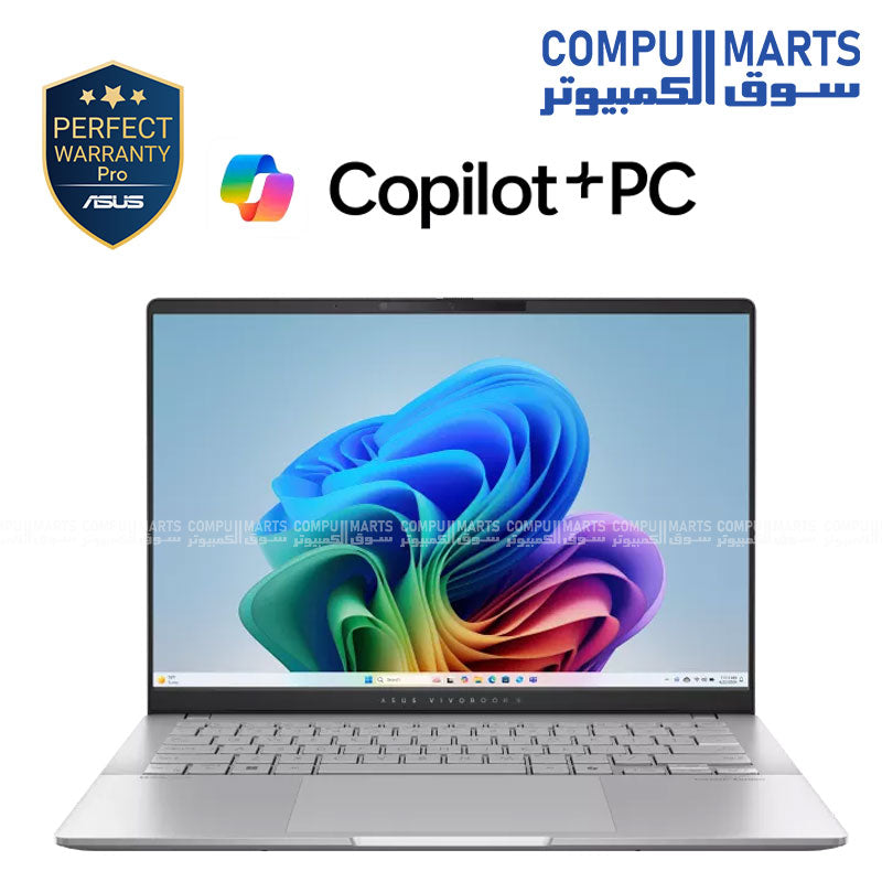 ASUS Vivobook S14 M5406WA-PP009W Laptop – Ryzen AI 9 365 – ASUS – 14 3K OLED premium lightweight laptop