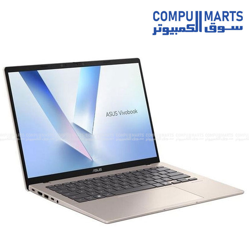 ASUS Vivobook X1407QA-LY045W Platinum Gold Laptop Snapdragon X1 16GB 512GB 14-inch WUXGA IPS Display