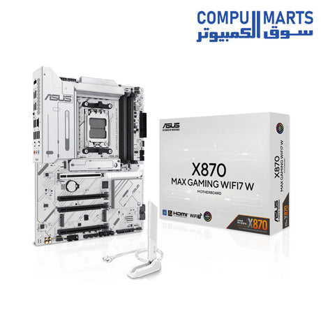 X870-MAX-Motherboard-ASUS-GAMING-WIFI7-W-AM5-ATX-AMD-WHITE