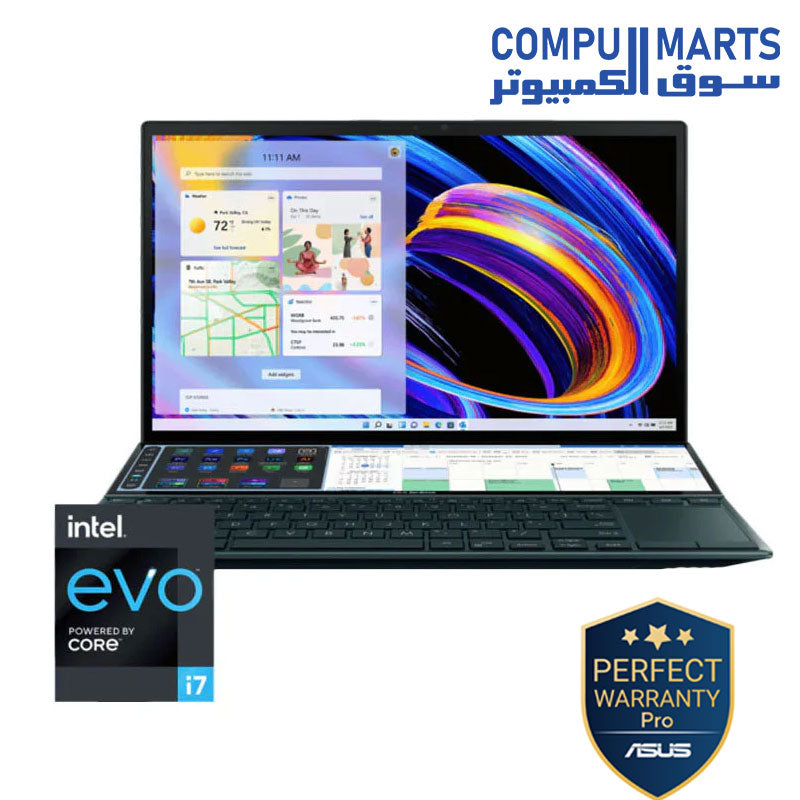 ASUS ZenBook Duo 14 UX482EGR-HY007T CORE i7 1195G7 16GB 1TB SSD MX450 Win 11