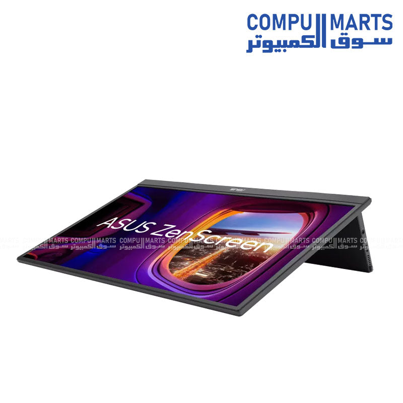 ASUS ZenScreen MB17AHG 17.3 Inch Portable Monitor with Full HD IPS Display 144Hz SmoothMotion FreeSync Premium USB Type-C HDMI and L Shaped Kickstand