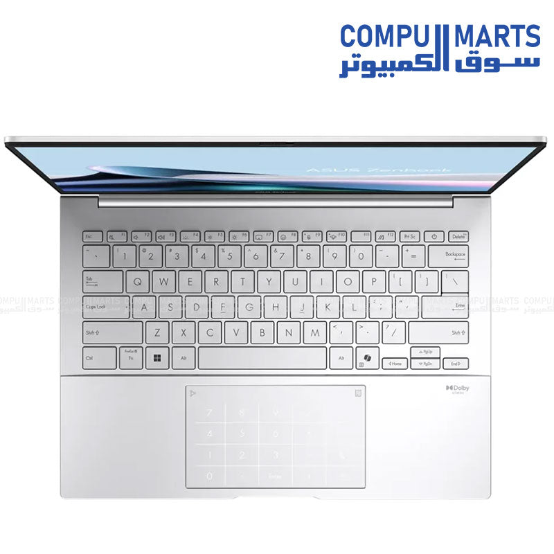 ASUS Zenbook 14 OLED UX3405CA-PP009W – Intel Core Ultra 9, 32GB RAM, 1TB SSD, Intel Arc Graphics, 14-inch 3K OLED Laptop – Egypt