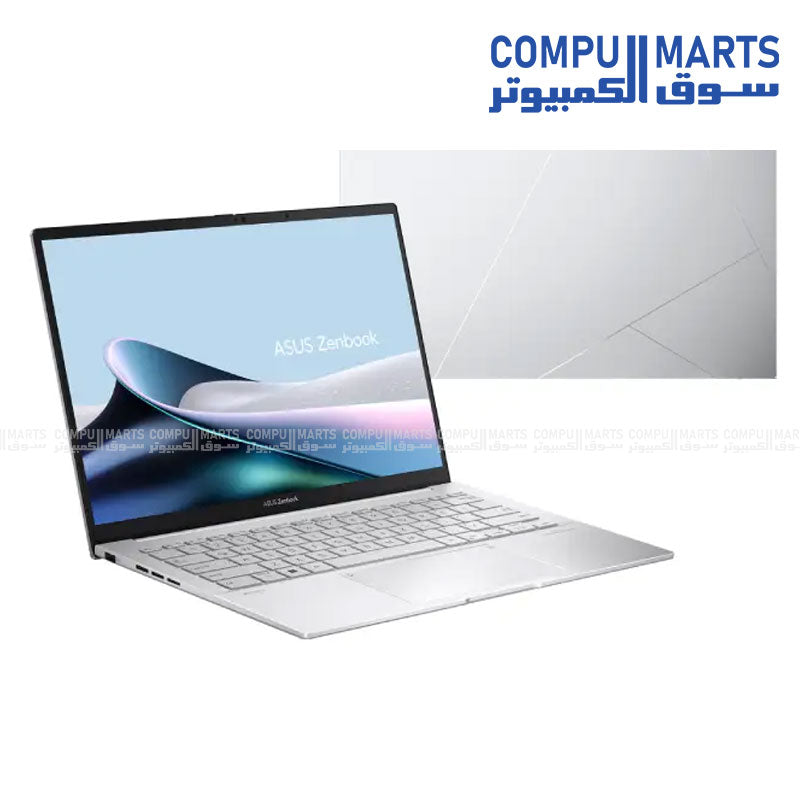 ASUS Zenbook 14 OLED 3K 120Hz touchscreen laptop Core Ultra 7 255H 16GB 1TB NVMe slim aluminum design