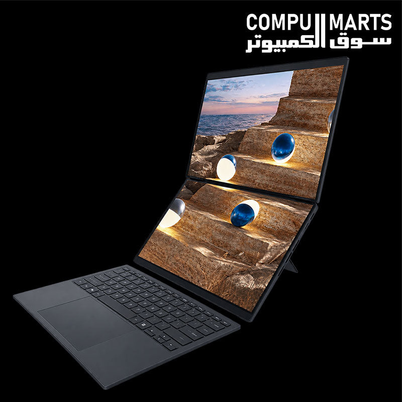 ASUS Zenbook DUO UX8407 Dual-Screen OLED Laptop with 1TB SSD