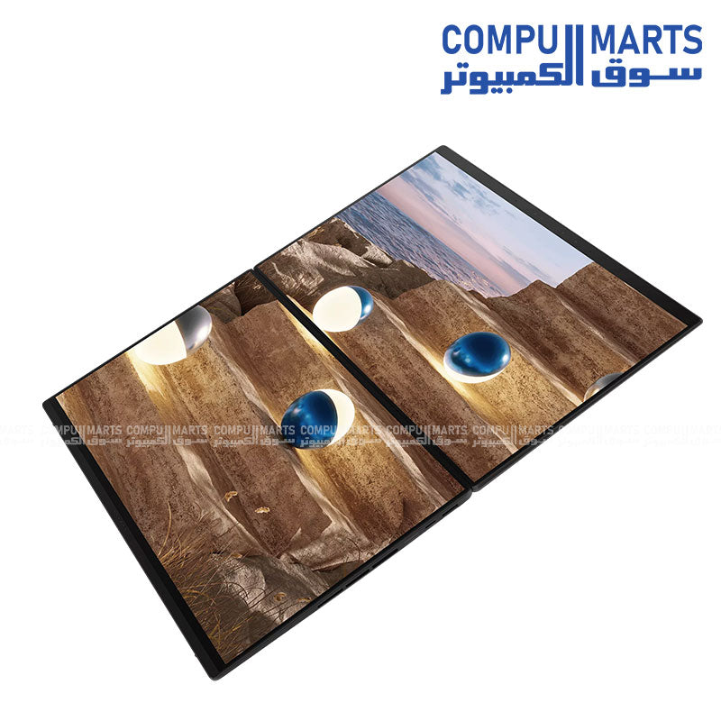 ASUS Zenbook DUO UX8407AA Laptop – Dual Screen OLED – ASUS – 14 Inch 3K 144Hz Touch Moher Gray